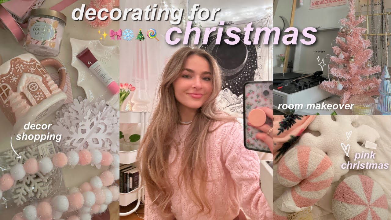 Украшаю комнату к Рождеству ✨🍭❄️ Покупка декора, доставка, украшение вместе со мной и обновленный...