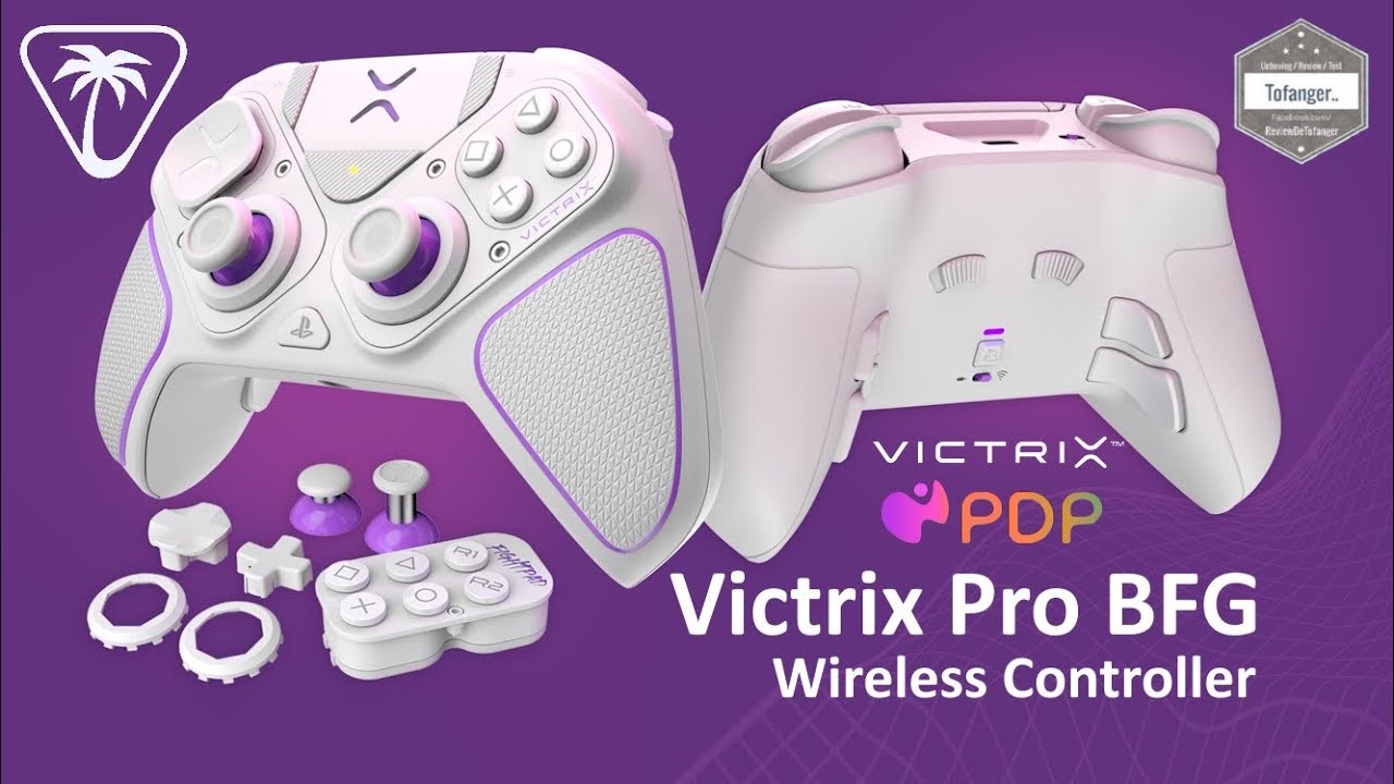 Kontroler bezprzewodowy Victrix Pro BFG - PS5 i PS4 i PC - Victrix by PDP - Turtle Beach - Unboxing
