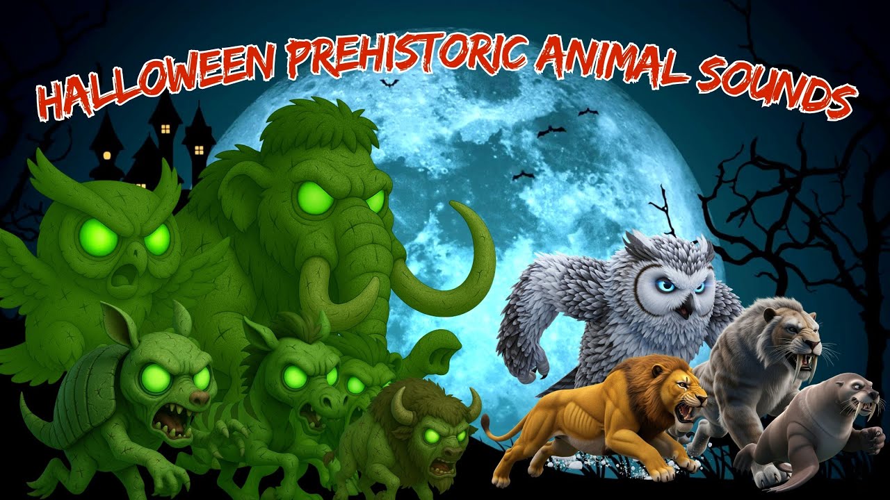 🎃 ABC Prehistoric Halloween Song 👻🦖 | Spooky Kids Song | Jumpy Jungle TV
