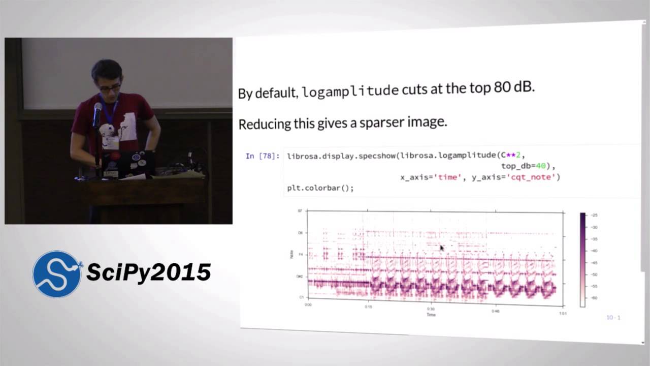 Librosa  Audio and Music Signal Analysis in Python | SciPy 2015 | Brian McFee
