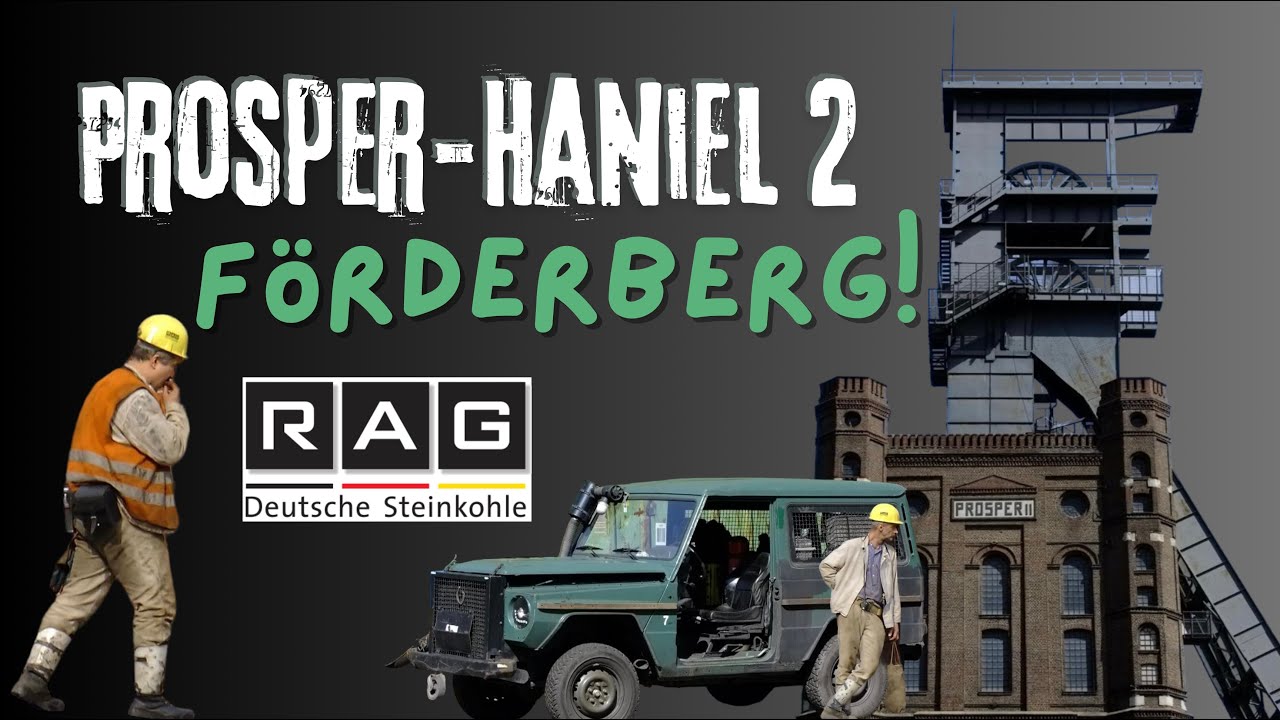Besichtigung des Förderbergs auf Bergwerk Prosper-Haniel