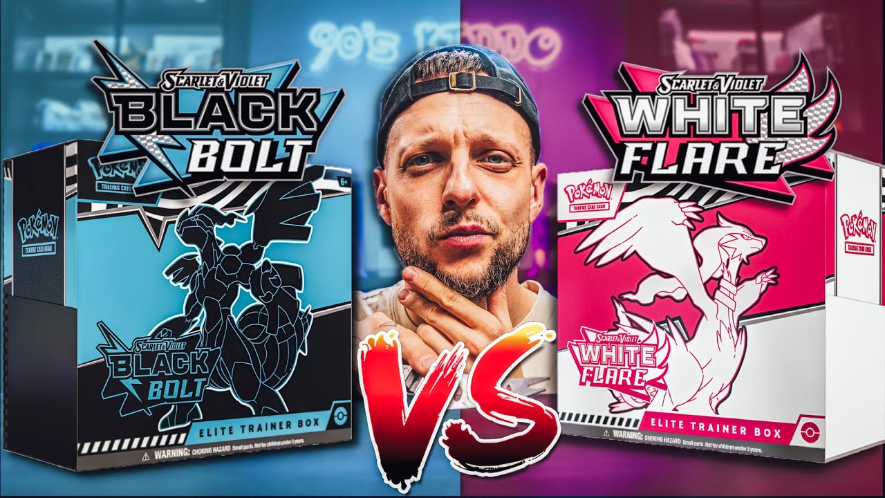 Black Bolt nebo White Flare? Souboj Pokémon ETB začíná!