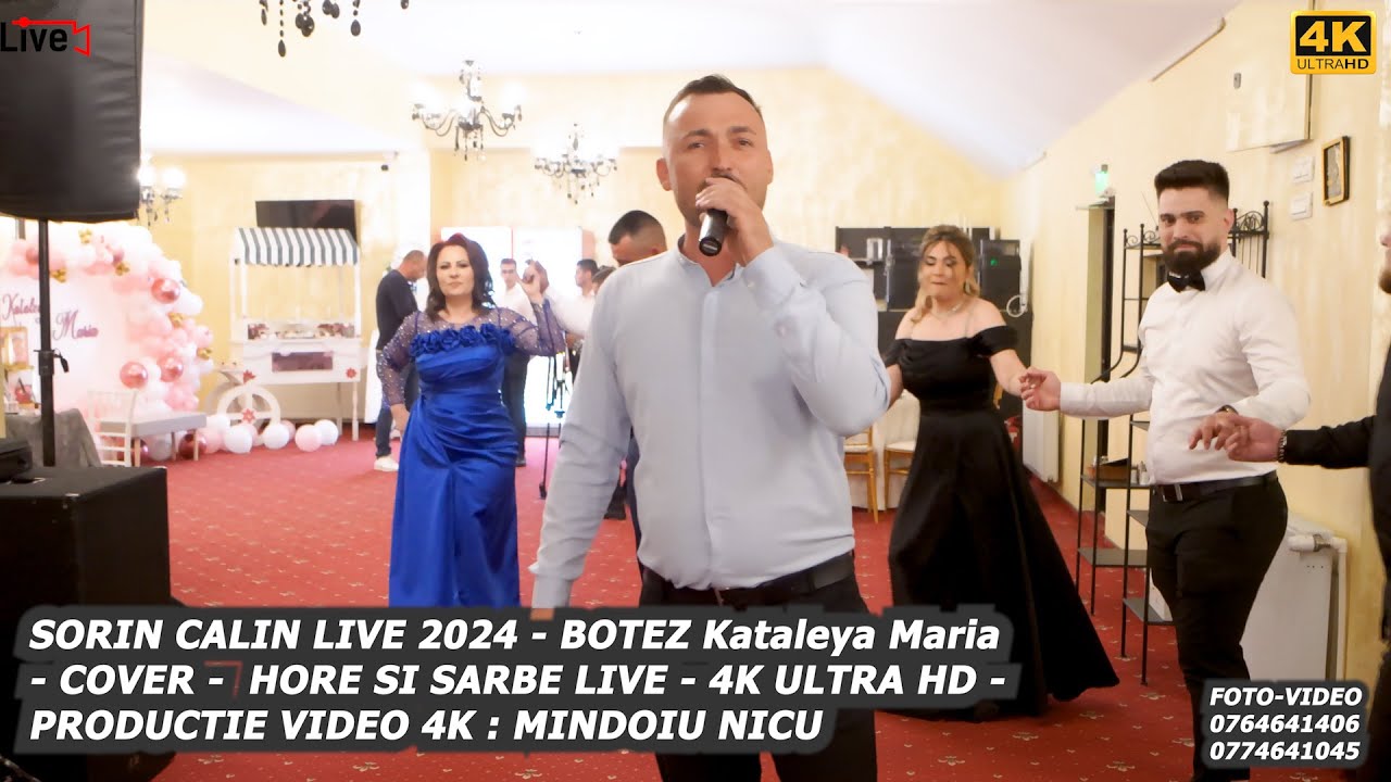 Sorin Calin LIVE - Joc si Voie Buna - Sarbe si Hore de Petrecere - COVER - Botez Kataleya Maria