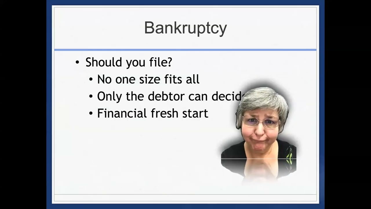 Bankruptcy 101: Ready, Set, File (or not)!