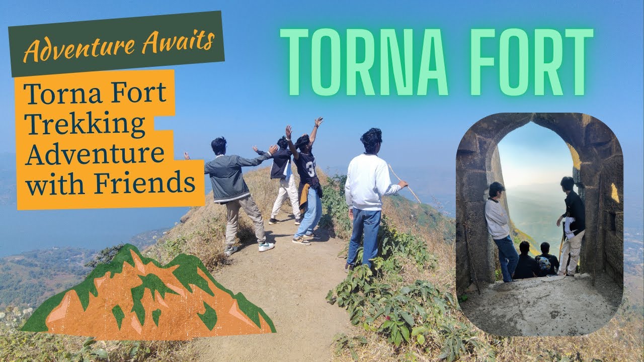 Torna Fort Trek with Friends 🏔️ | Monsoon Adventure | JustTamThings
