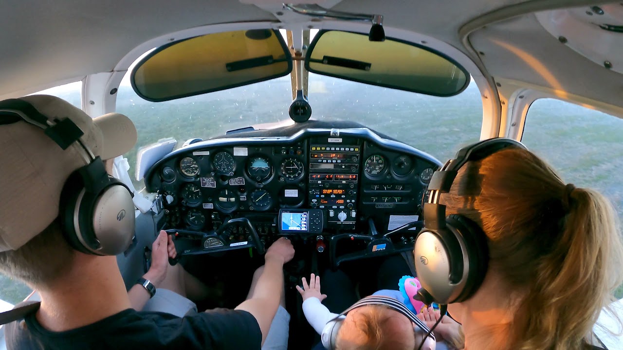 Sunset landing on Anholt