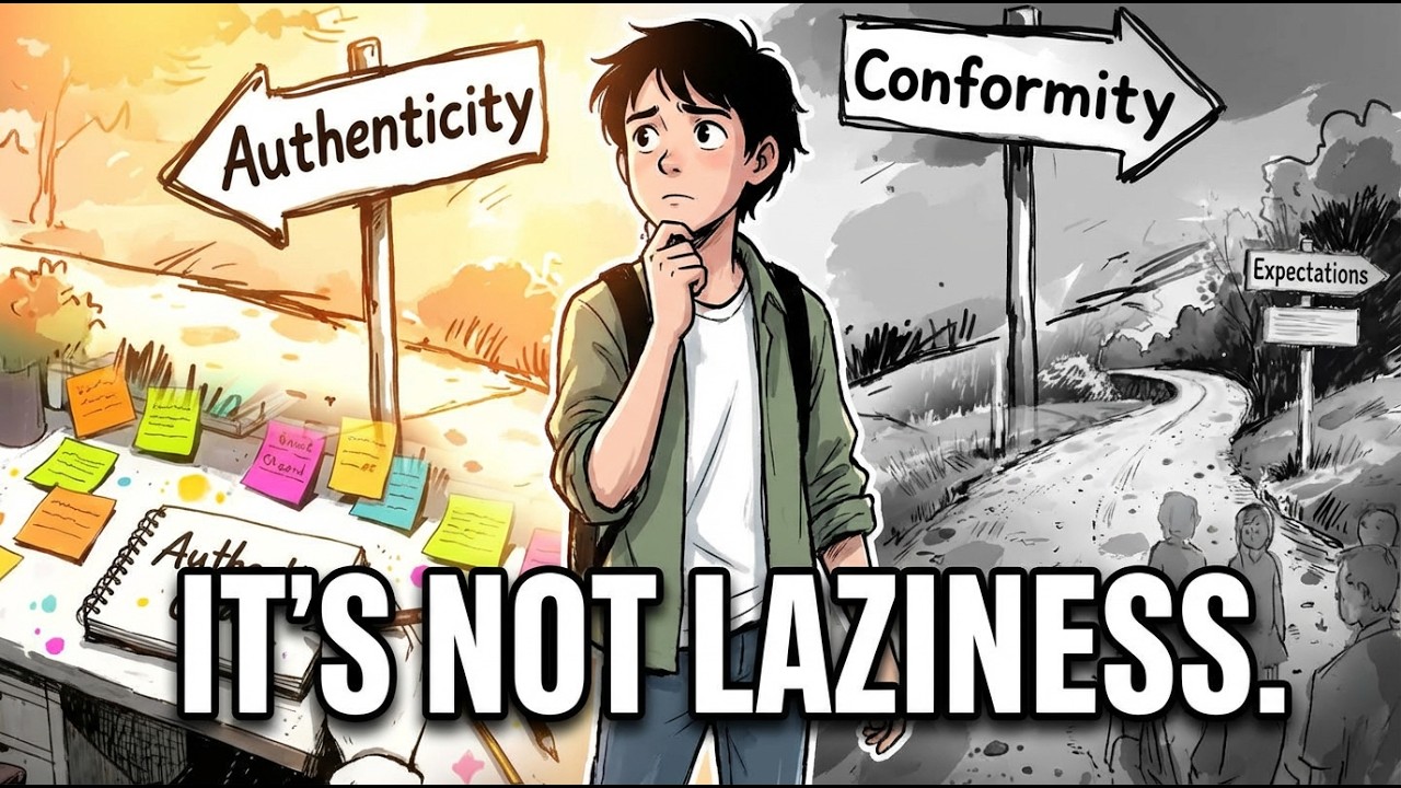 You’re Not Lazy — You’re Quietly Resisting a Life You Never Chose