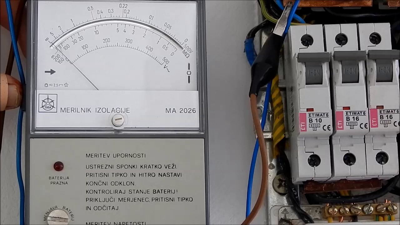 Mjerenje otpora izolacije 2 dio NOVO