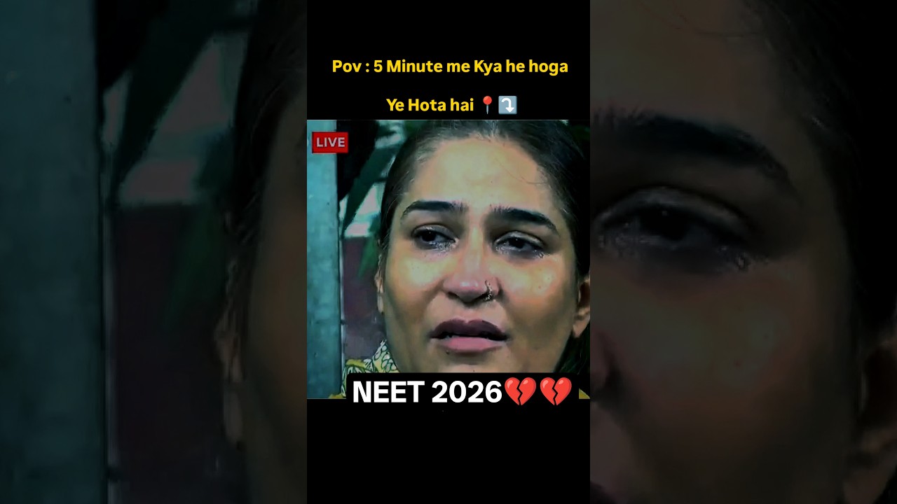 RENEET 2026 💔 Shocking Paper #Neet #upsc #jee #kashmir #india