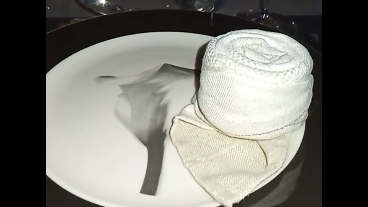 ROSE FOLDING NAPKINS AND TABLE ARRANGEMENT/JHENNY SACULLES