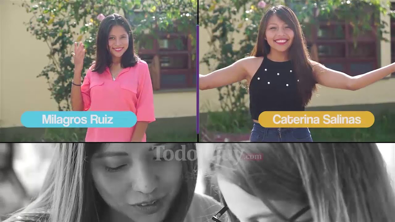 Candidatas del Colegio Polimodal N&deg; 3 - Fiesta Nacional de los Estudiantes 2018