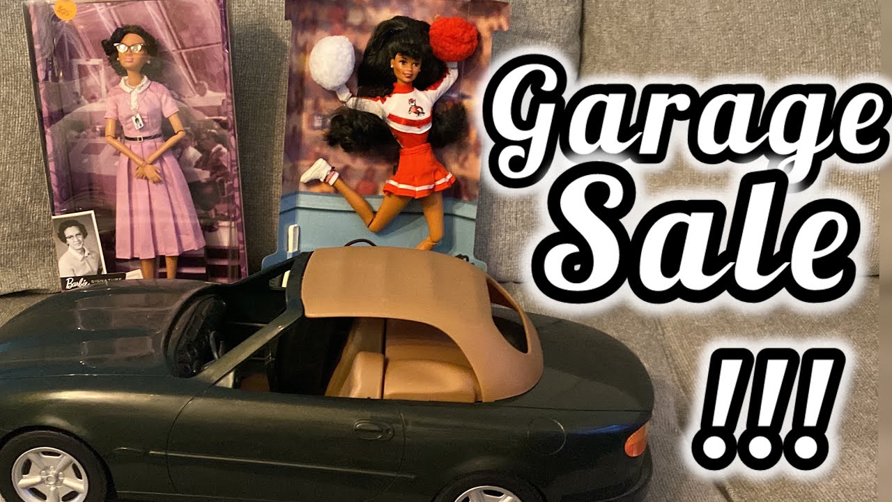 My Barbie garage sale haul