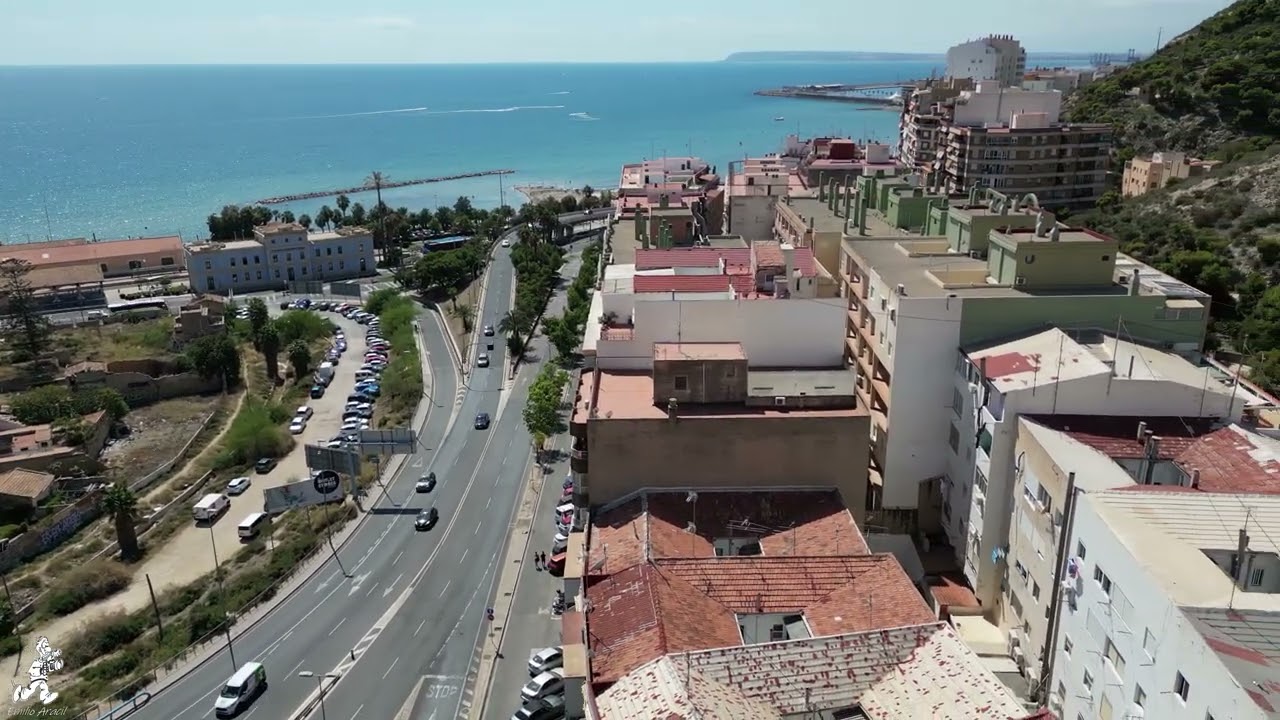 BARRIO DE GOTETA Y SANGUETA ALICANTE DESDE ROTONDA PZA MAR