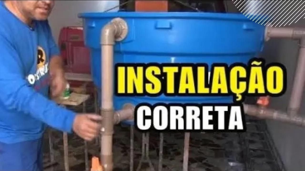 Como fazer a instalação de uma caixa de água passo a passo. 