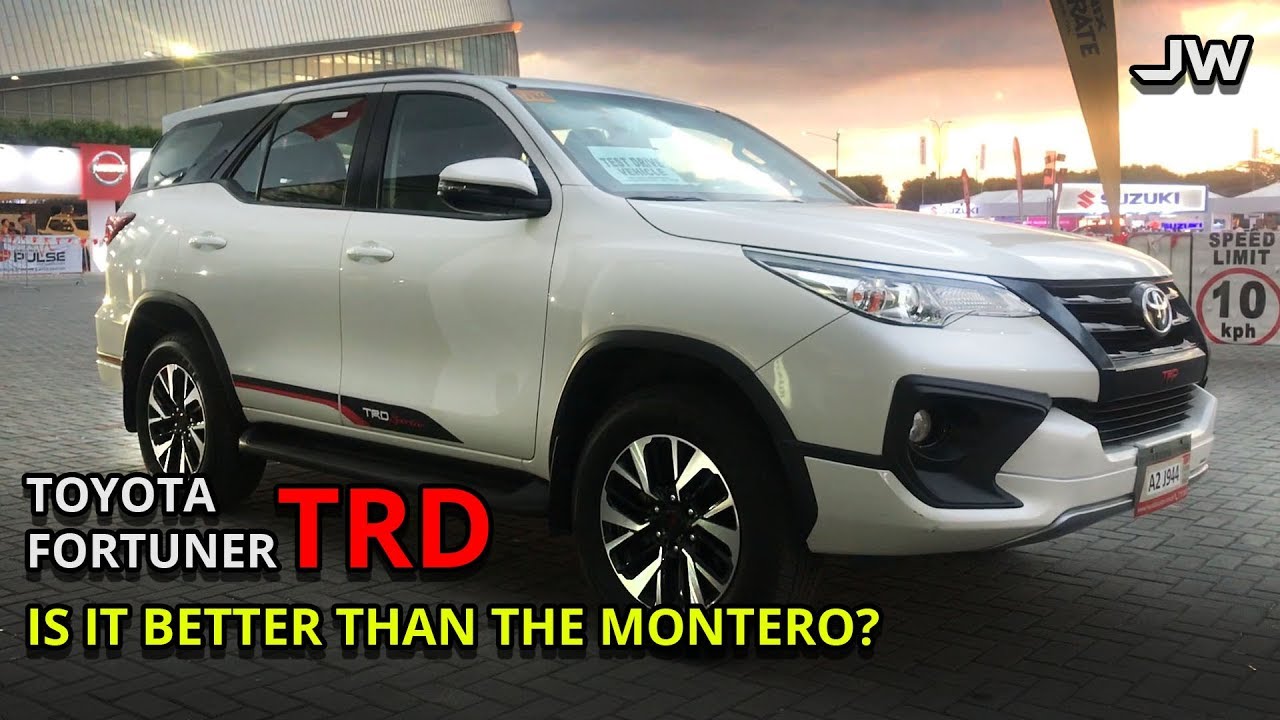 Toyota Fortuner review 2.4G TRD -Is it better than the Montero? -Philippines