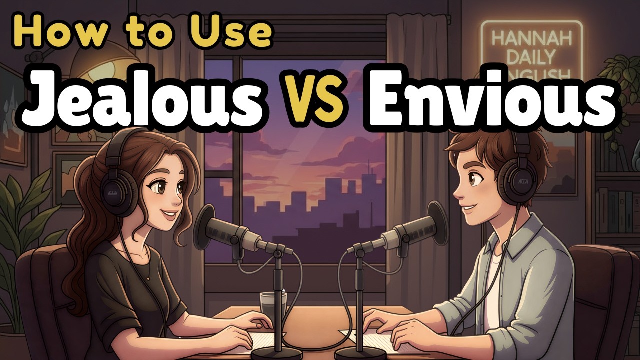 How Native Speakers REALLY Use ENVIOUS vs JEALOUS in English | Learn English with Real Conversations
