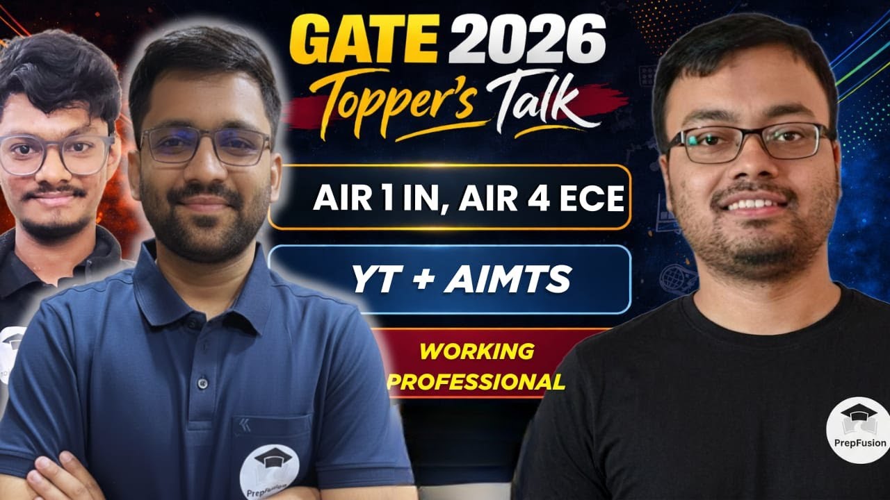 GATE 2026 Rankers Interview || AIR 1 IN, AIR 4 EC  || Raja Majhi || PrepFusion
