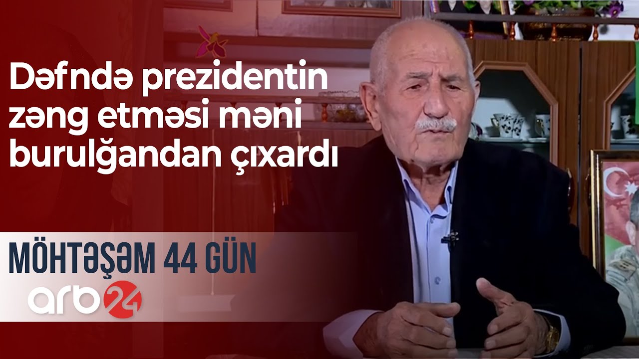 Şəhid Şükür Həmidovun atası: Dəfndə prezidentin zəng etməsi məni burulğandan çıxardı–Möhtəşəm 44 gün
