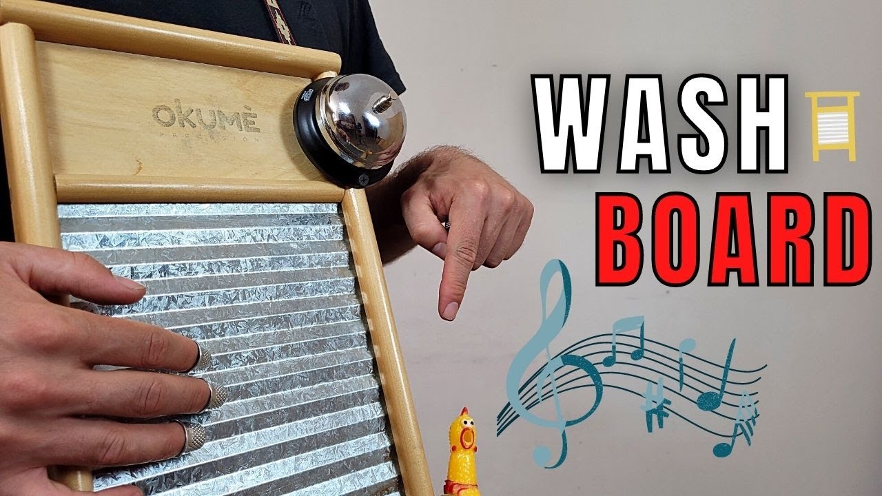 como hacer una WASHBOARD - Tabla de lavar / el MEJOR instrumento de percusion portatil
