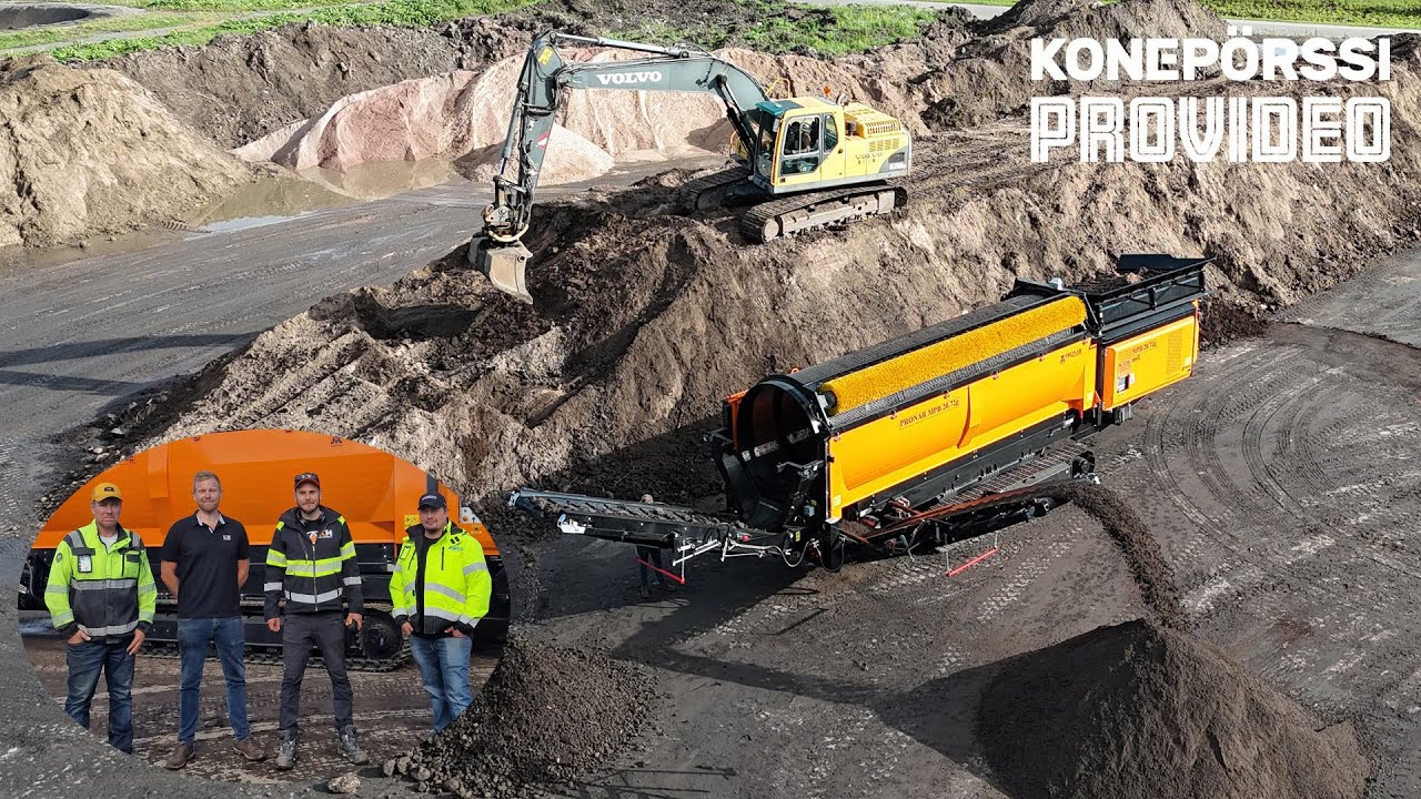 Pronar Trommel Screen MPB 20.72g - first visit in Finland
