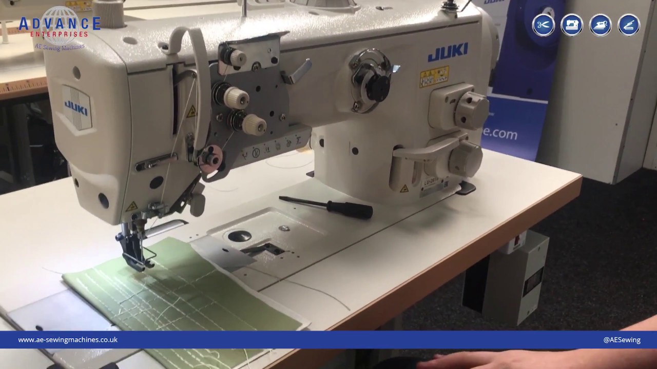 Juki Series LU-2810-7 Walking Foot Lockstitch Instructional Video :: AE Sewing Machines