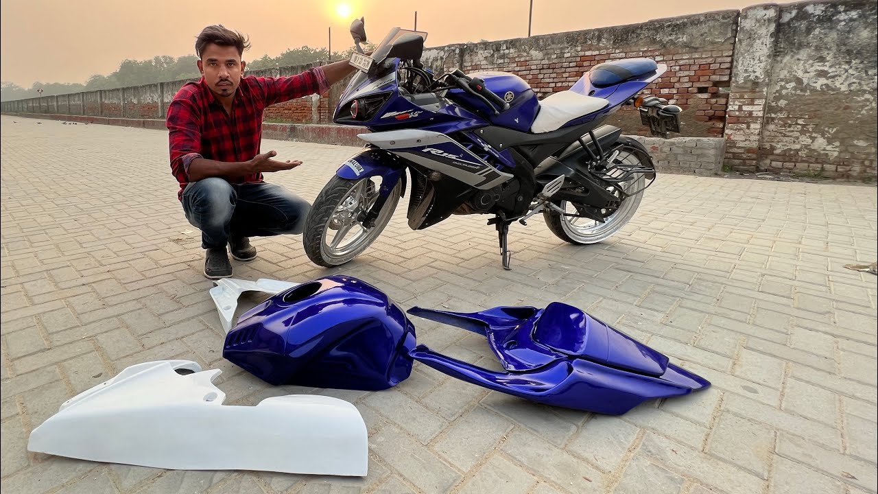 Installing R1 Body Kit In R15 v2 😲 | Modified Yamaha R15 | Techno khan