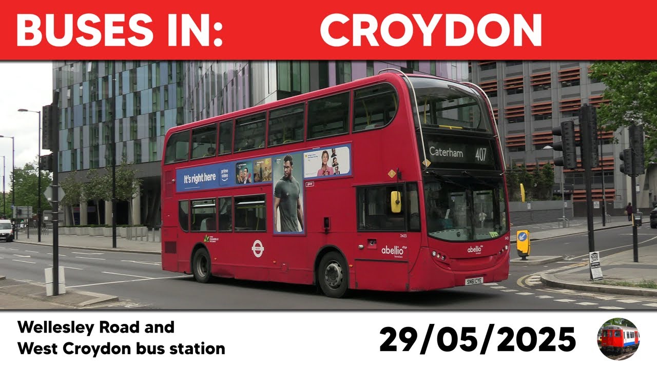 London buses in Croydon 29/05/2025