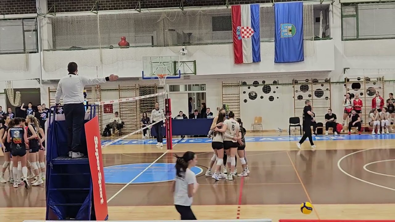 OK Dinamo Zagrzeb - HAOK Mladost Zagrzeb (liga kobiet, luty '25): końc&oacute;wki set&oacute;w