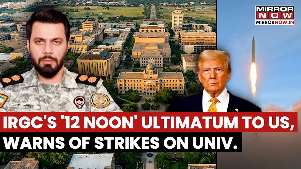 Amid Reports Of Ground Operations, Iran's IRGC Issues 'By 12 Noon' Ultimatum To The US | Watch