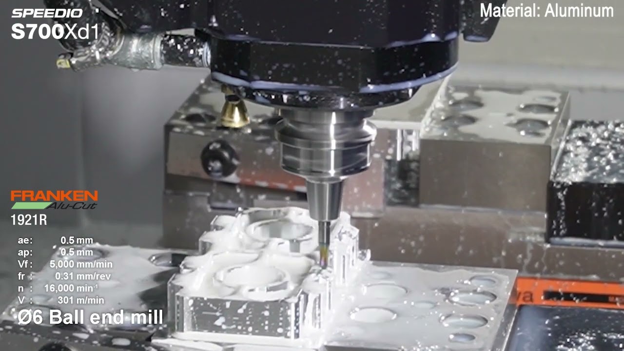 Schneller Zerspanen in Aluminium mit EMUGE-FRANKEN und Brother Speedio
