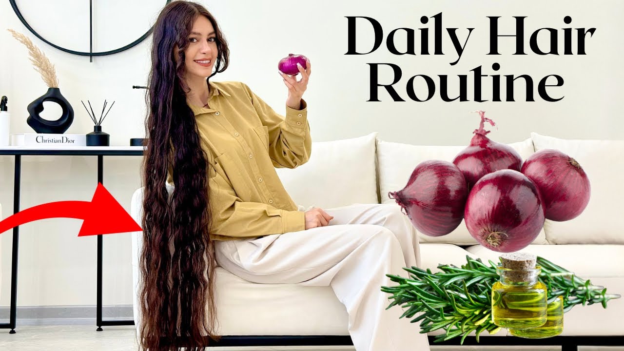 Daily Hair Care in My Cozy Home 🏡🌿 | My Secret to Long & Healthy Hair 💆‍♀️✨ | Daily Hair Routine