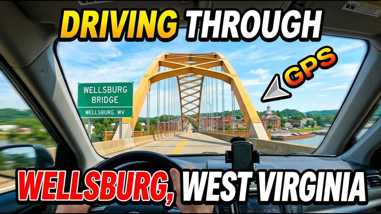 Driving through Wellsburg, West Virginia