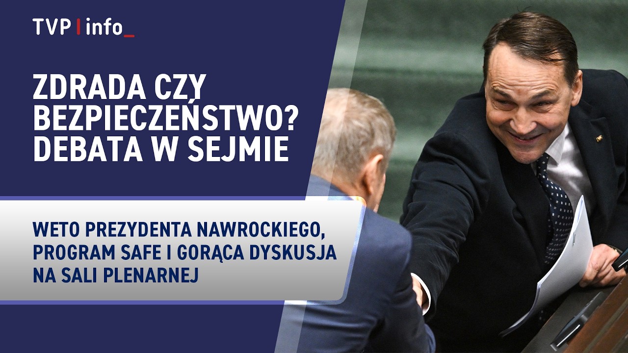 Weto prezydenta rozgrzało Sejm. Sikorski ostro o decyzji Nawrockiego ws. SAFE