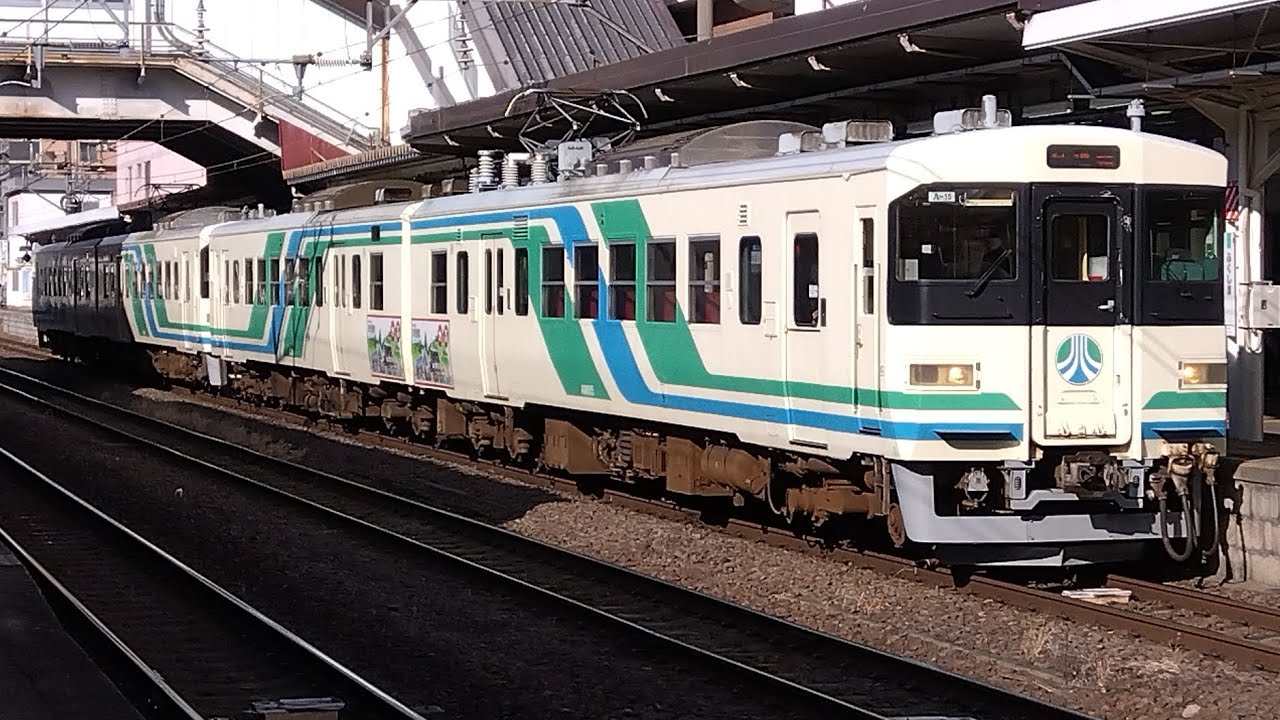 【福島駅】団体臨時列車運転に伴う郡山ハンドル訓練　試9124M 阿武隈急行8100系A-15編成＋A-17編成