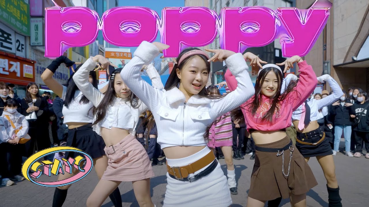 [KPOP IN PUBLIC ONE TAKE] STAYC(스테이씨) _ Poppy DANCE COVERㅣ@동성로ㅣPREMIUM DANCE