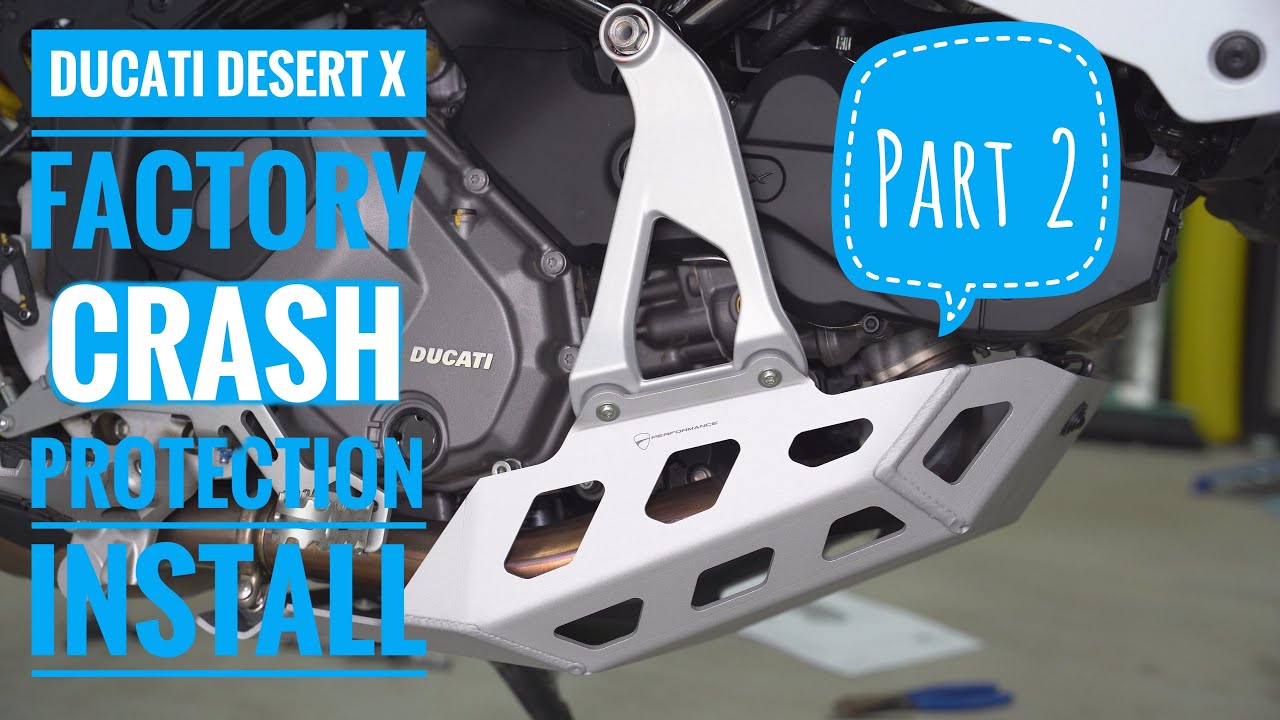 Ducati Desert X Factory Crash Protection Install Part 2