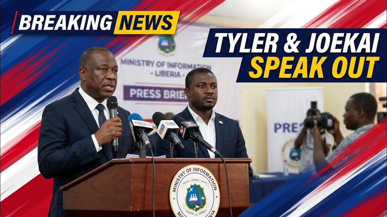 BREAKING: Liberia Transport Minister Tyler & CSA Director Joekai Speak at MOI Press Briefing