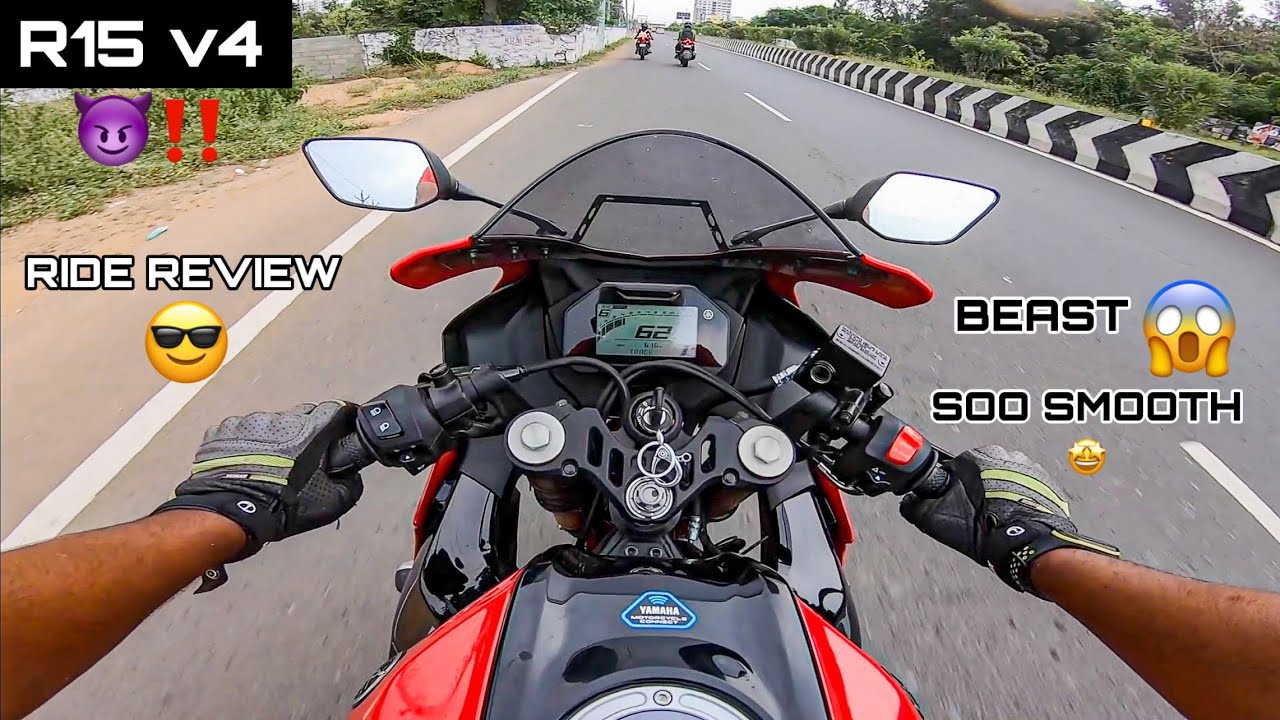 R15 v4 😈‼️RIDE REVIEW 😱❌|| soo SMOOTH 😳|| BEAST MODE 😡|| v3 out 🤪?? || UNKNOWNRIDER