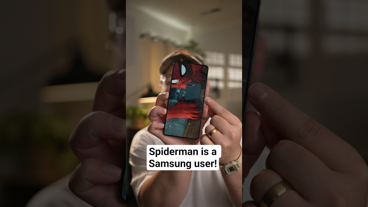 Человек-паук пользуется телефонами Samsung!