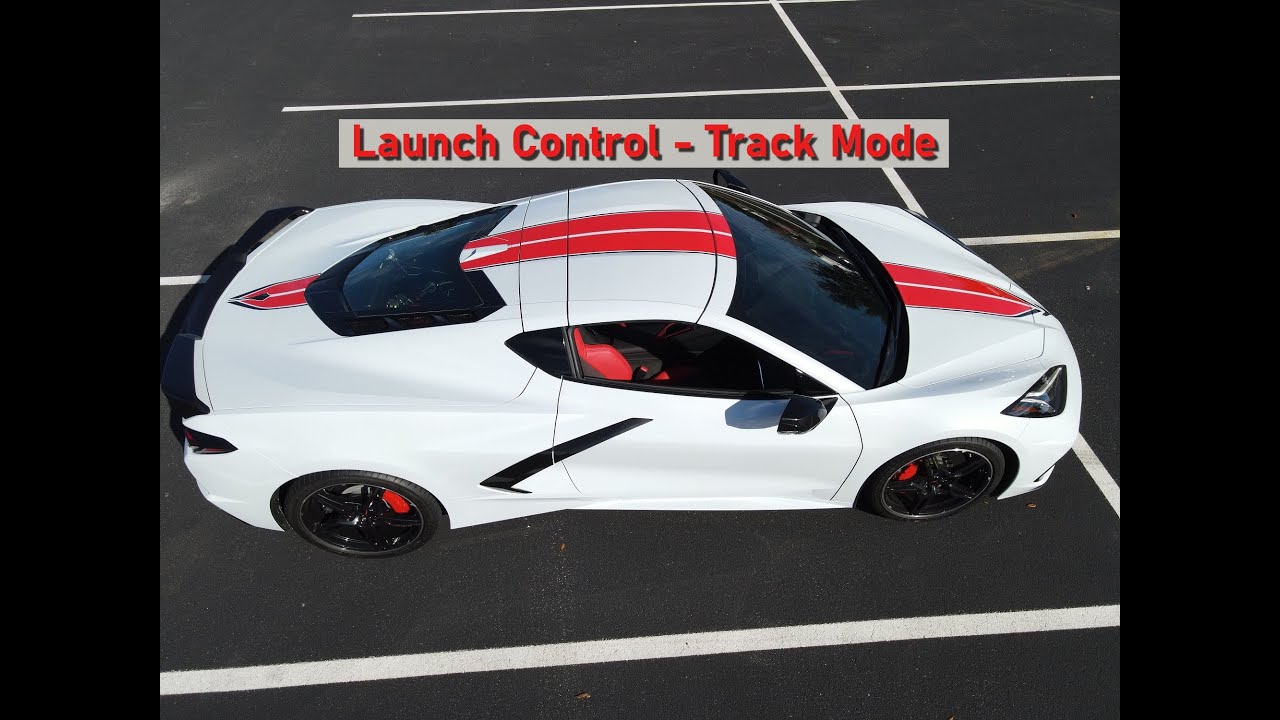 Запуск демонстрации управления в режиме Track Mode, C8 Corvette