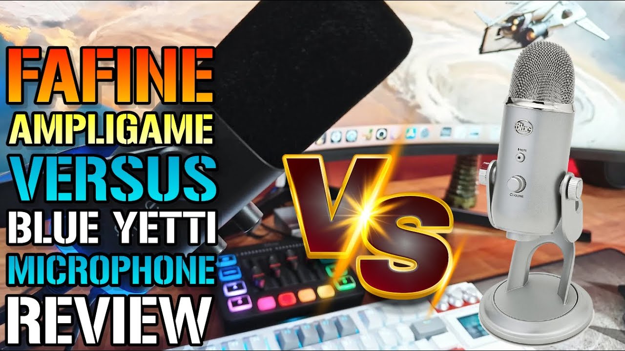Fifine AmpliGame AM8 MIC vs Blue Yetti MIC Review! Which Mic Is Better? Testing & Price Comparisons