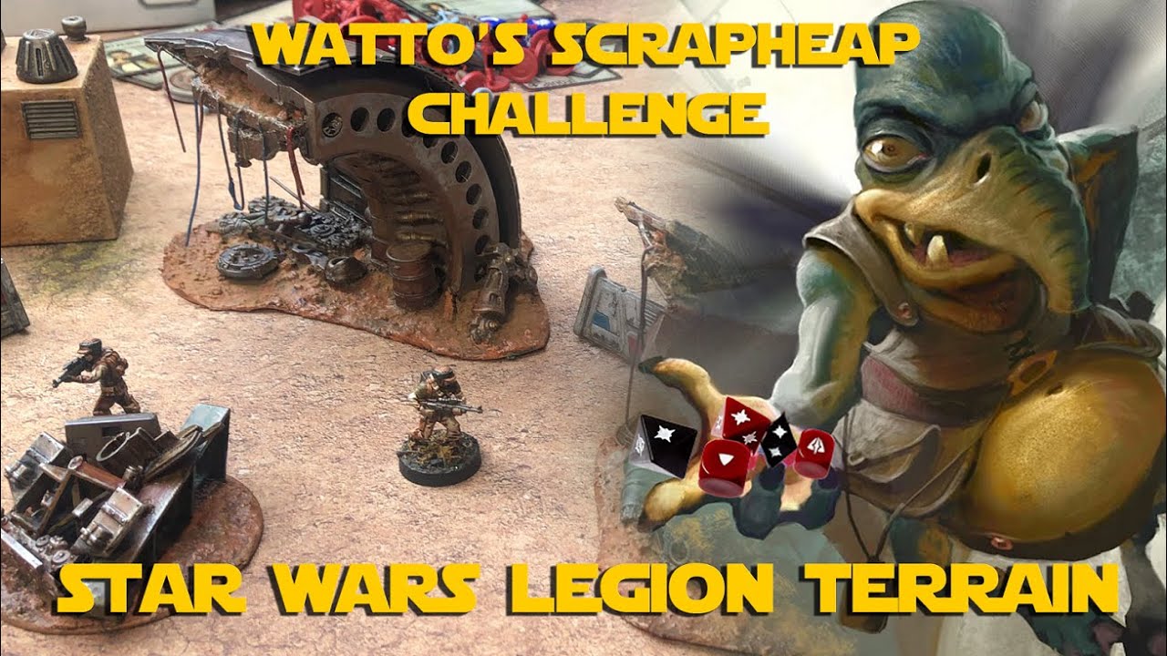Star Wars Legion Terrain Made From JUNK | Watto's Scrapheap Challenge