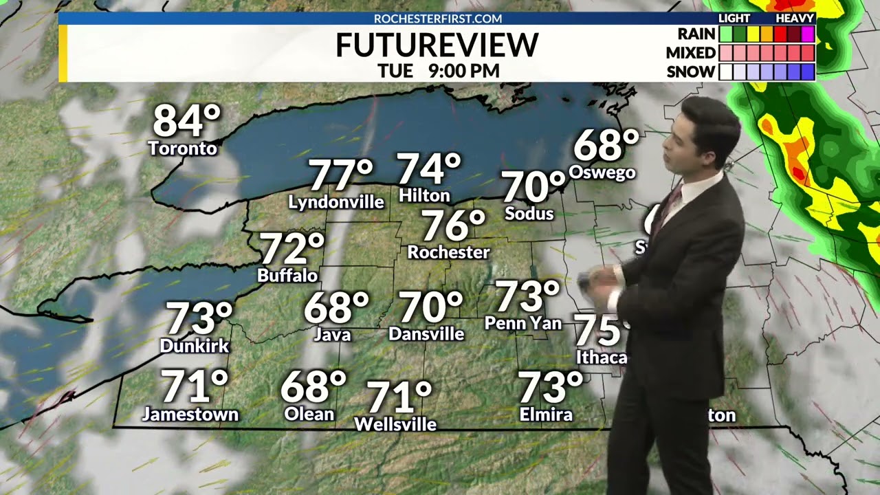Tuesday morning weather forecast — June 21, 2022