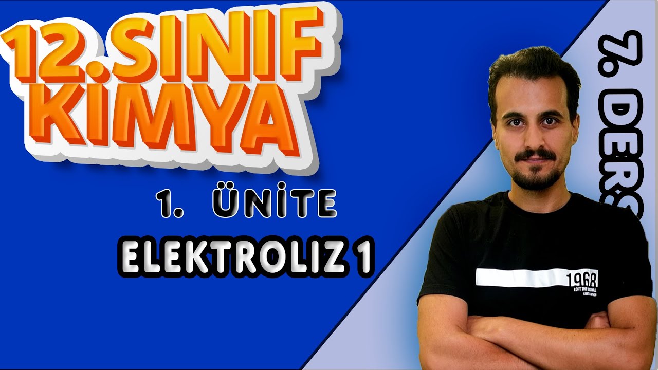12. Sınıf Kimya | Kimya ve Elektrik | Elektroliz | 7.Ders  #chtayfa