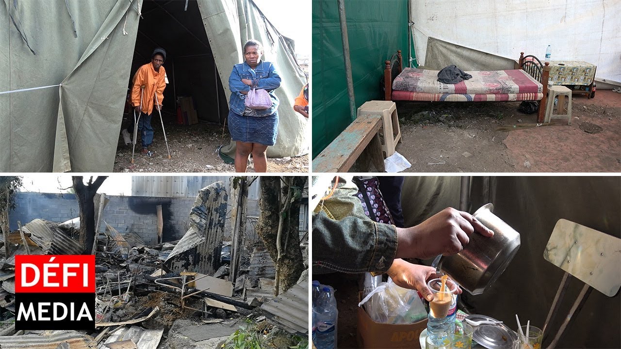 Incendie à Quatre-Bornes : la famille Philippe caille sous un abri improvisé