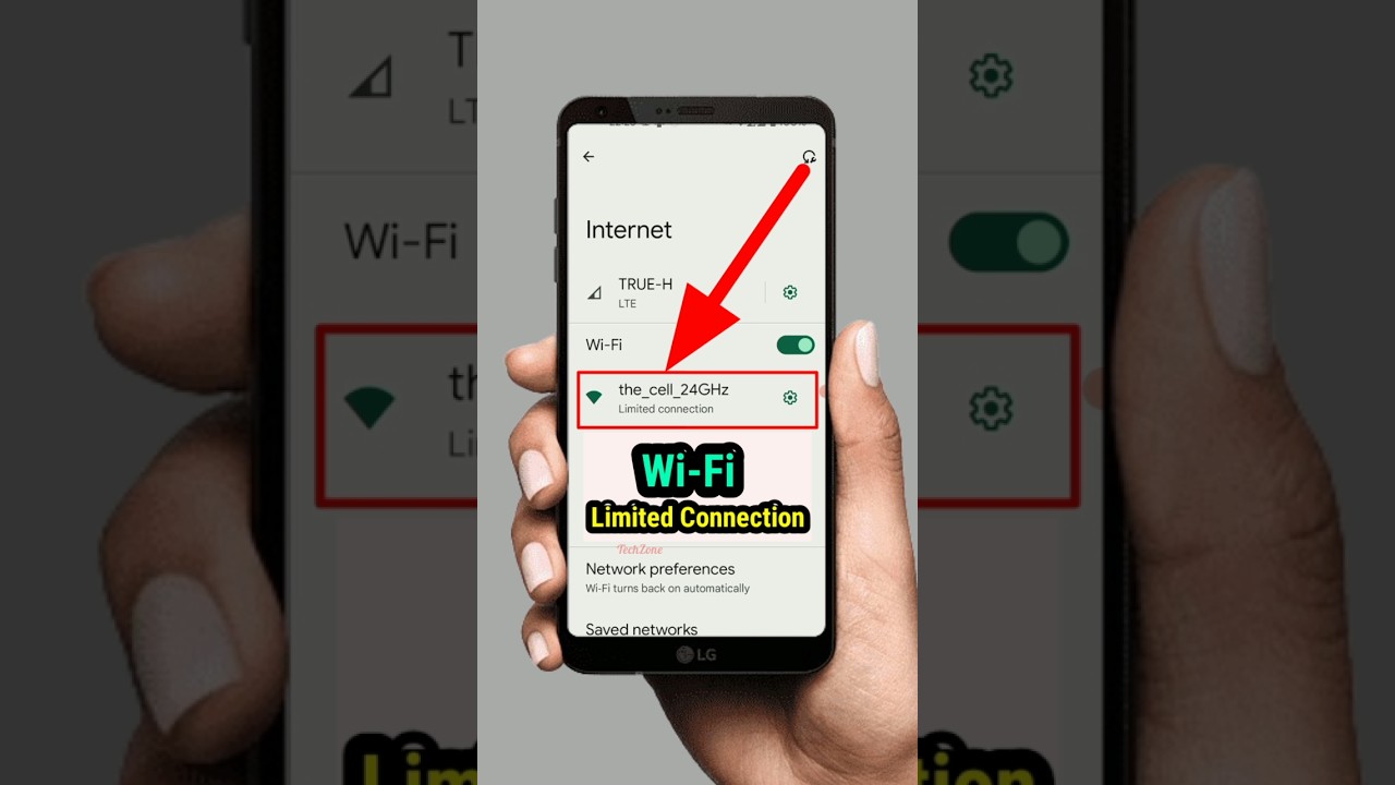How to Fix Limited Wi-Fi Connection on Android | Tech Zone #shorts
