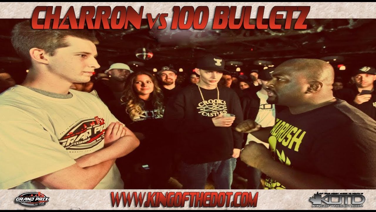 KOTD - Rap Battle - Charron vs 100 Bulletz | #GP2012 R2