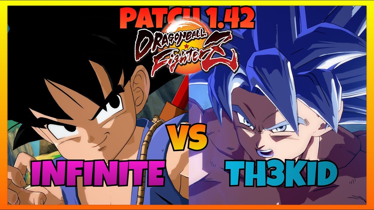 DBFZ - INFINITE vs TH3KID gameplays (Teen Gohan, GT Goku, Android 21 vs Gogeta 4, GT Goku, UI Goku)