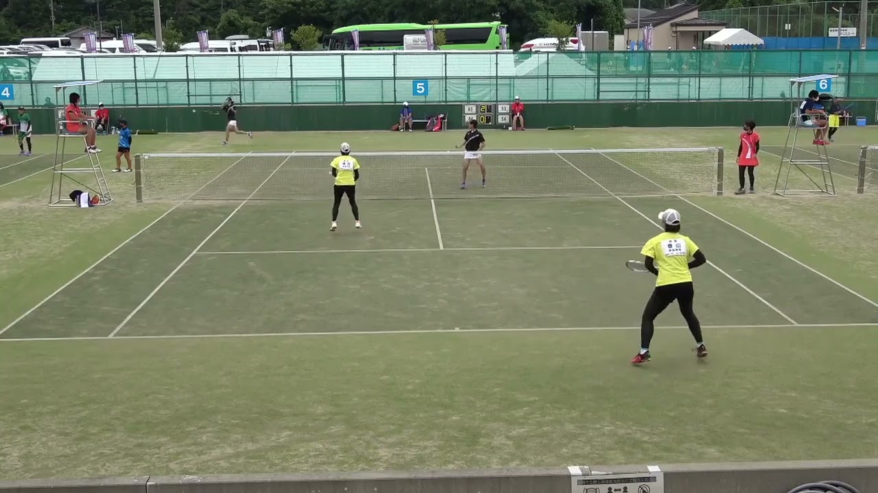 2021年IH ソフトテニス 女子個人2回戦 螺良萌々・直井莉里 宇都宮短大附(栃木) vs 春山鈴花・津田璃音 奈良育英(奈良)