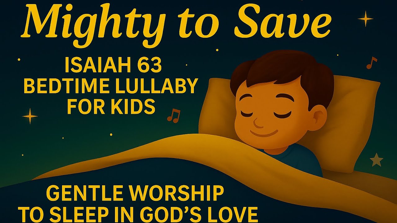 Mighty to Save | Isaiah 63 Bedtime Lullaby for Kids | Gentle Worship to Sleep in God’s Love